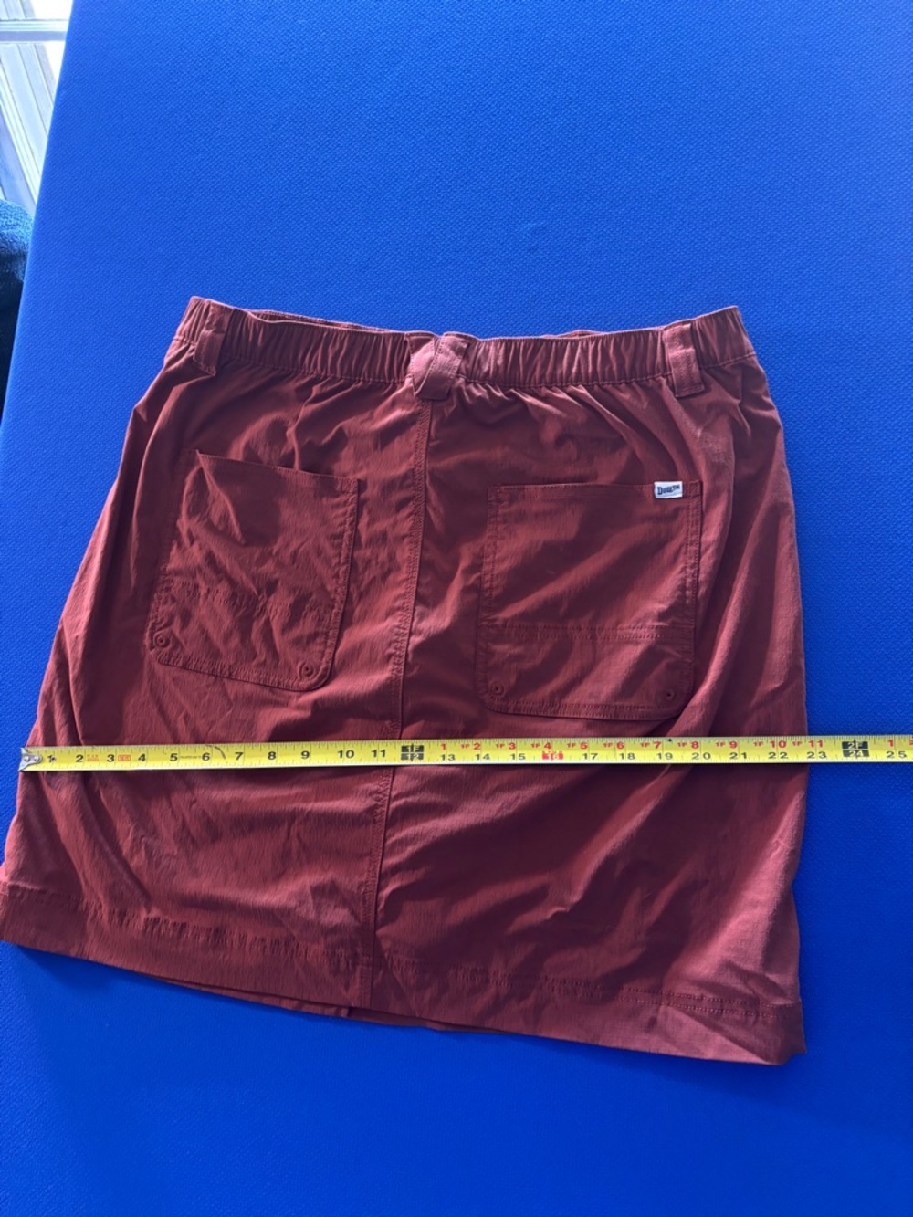 Duluth Trading Co Rust Red Women’s Skort size L - Picture 3 of 4